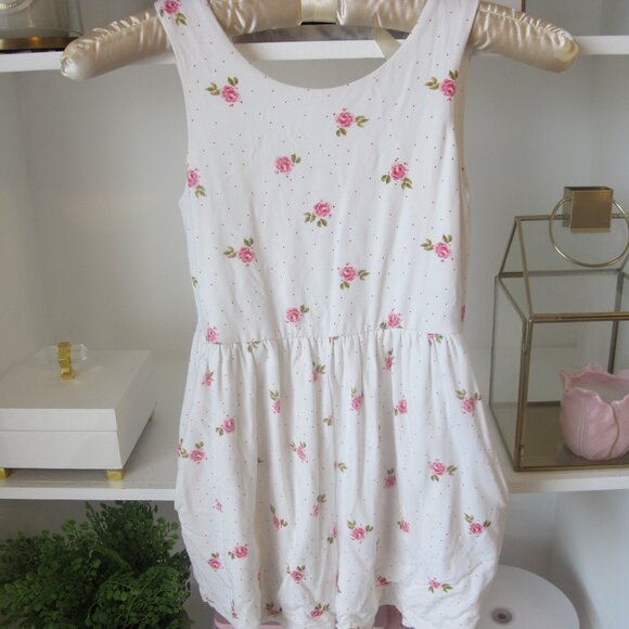SweetHoney Girl's Floral Romper Size 8Y EUC - Picture 3 of 5